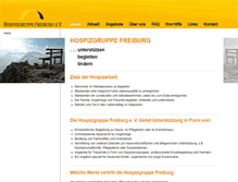 Tablet Screenshot of hospizgruppe-freiburg.de